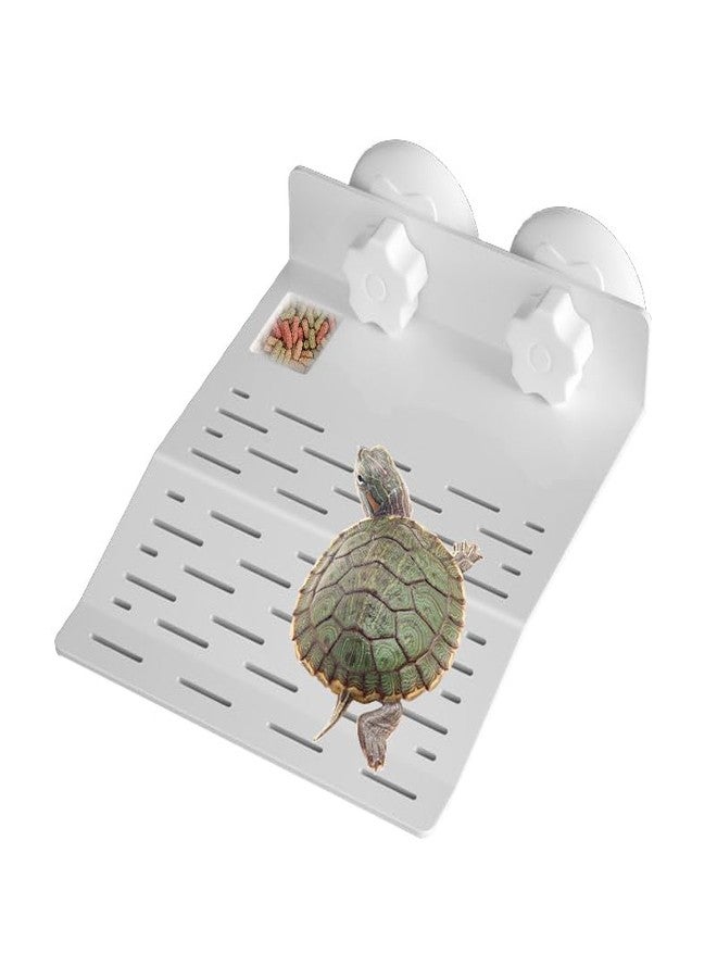 SHIGATSU 2IN1 Turtle Basking Platform for Turtle Tank,Turtle Platform with Suction Cup for Turtles, Lizards and Frogs, Reptile Habitat - Image 1